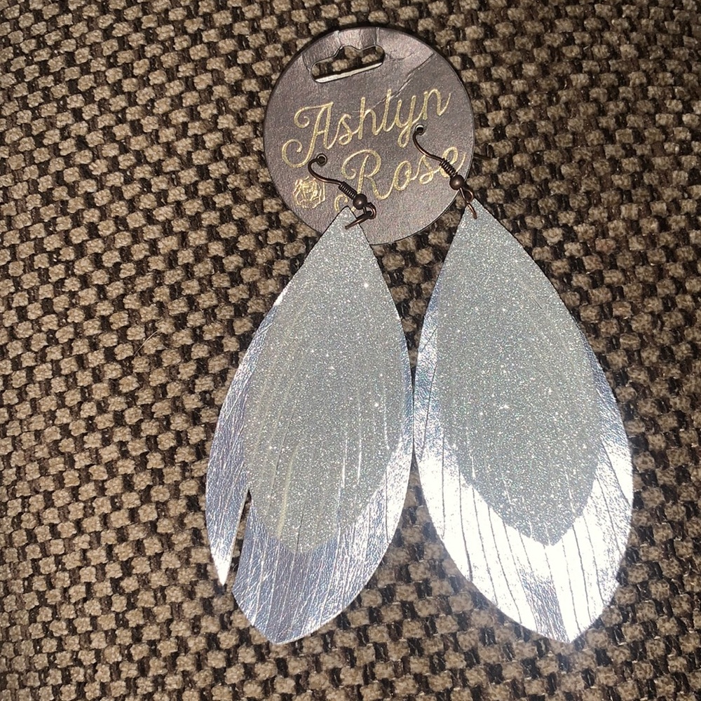 Silver earrings